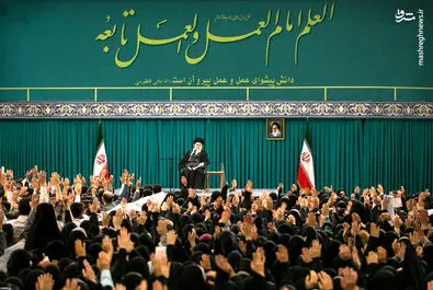دیدار دانشجویان با رهبر انقلاب