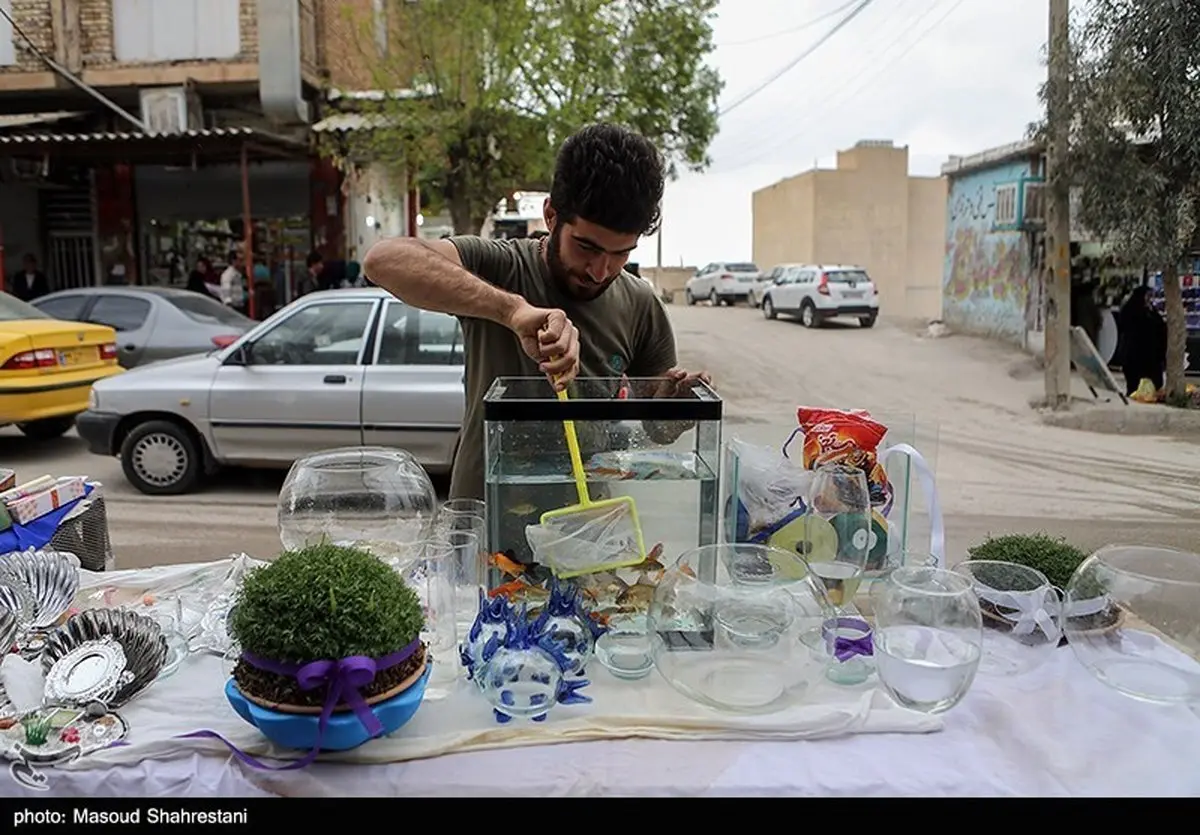 تصاویری از بازار سرپل ذهاب در آستانه سال نو