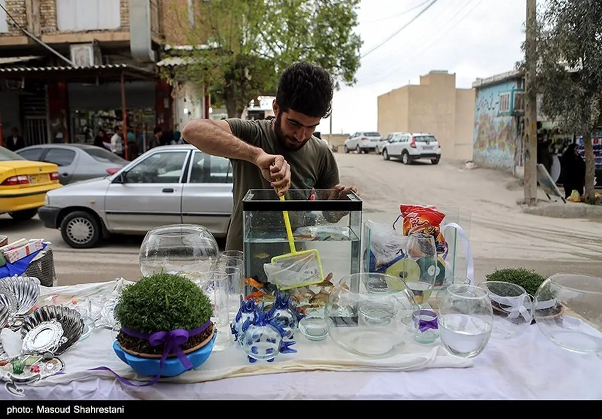 تصاویری از بازار سرپل ذهاب در آستانه سال نو