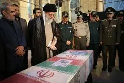 وداع با شهید حججی؛ حضور مقامات از آیت‌الله لاریجانی تا محمود احمدی‎نژاد/پیش بسوی نابودی اسرائیل