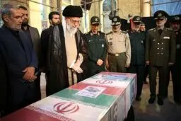 وداع با شهید حججی؛ حضور مقامات از آیت‌الله لاریجانی تا محمود احمدی‎نژاد/پیش بسوی نابودی اسرائیل