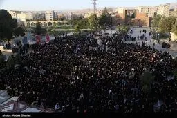 تجمع رهروان زینبی با حضور الهام چرخنده/تصاویر