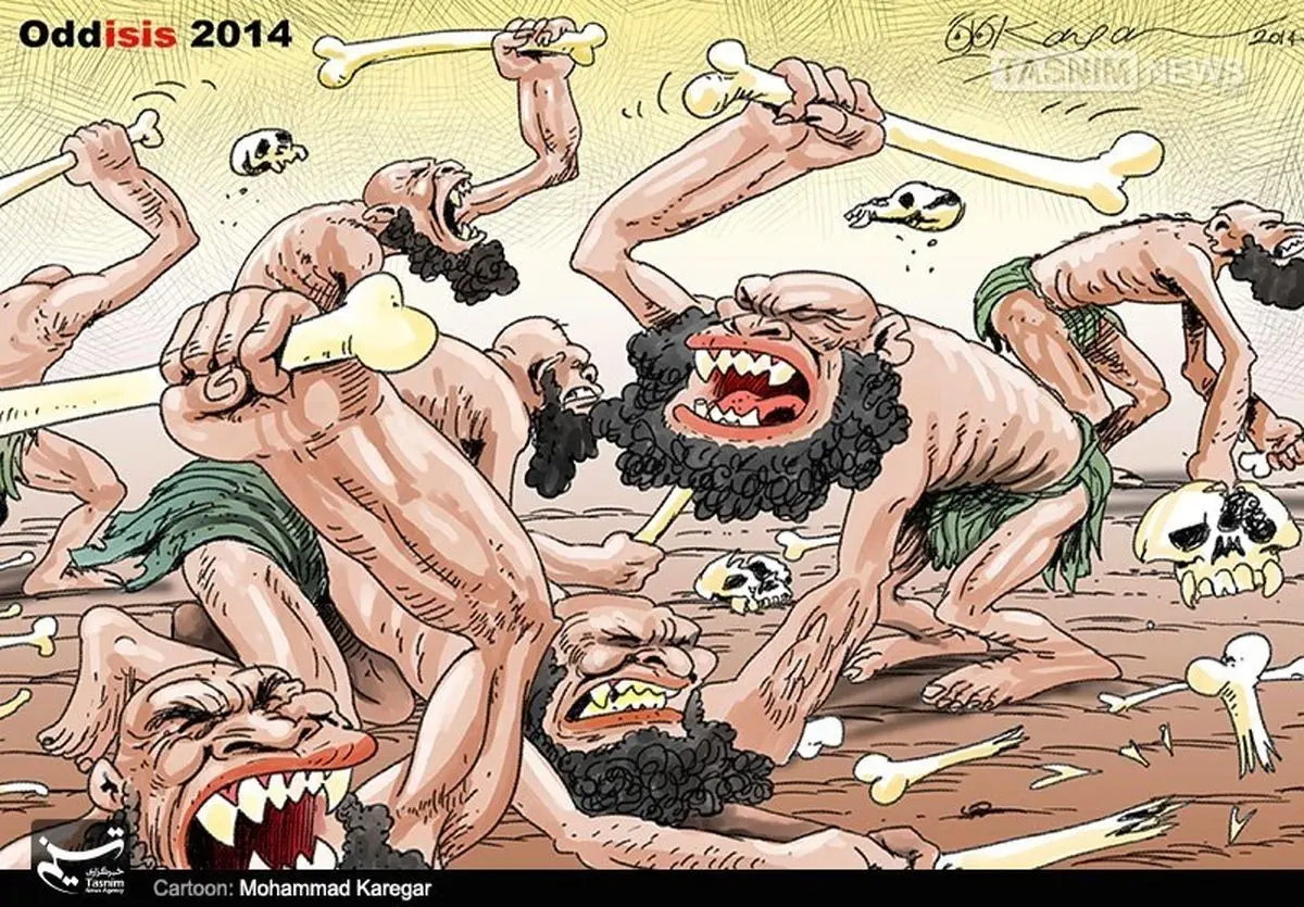 غرب را به 100 سال عقب باز می‌گردانیم/ کاریکاتور