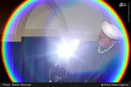 عکس/ هاله نور رئیس جمهور