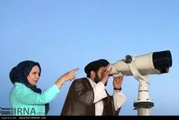 روایت تصویری از رویت هلال رمضان در برج میلاد