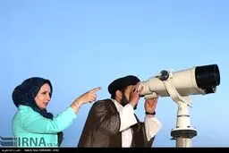 روایت تصویری از رویت هلال رمضان در برج میلاد