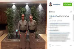 رامبدجوان و تیپ جدید و جالبش!/ عکس