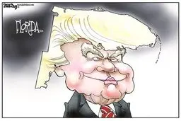 کاریکاتور/ ترامپ در فلوریدا!