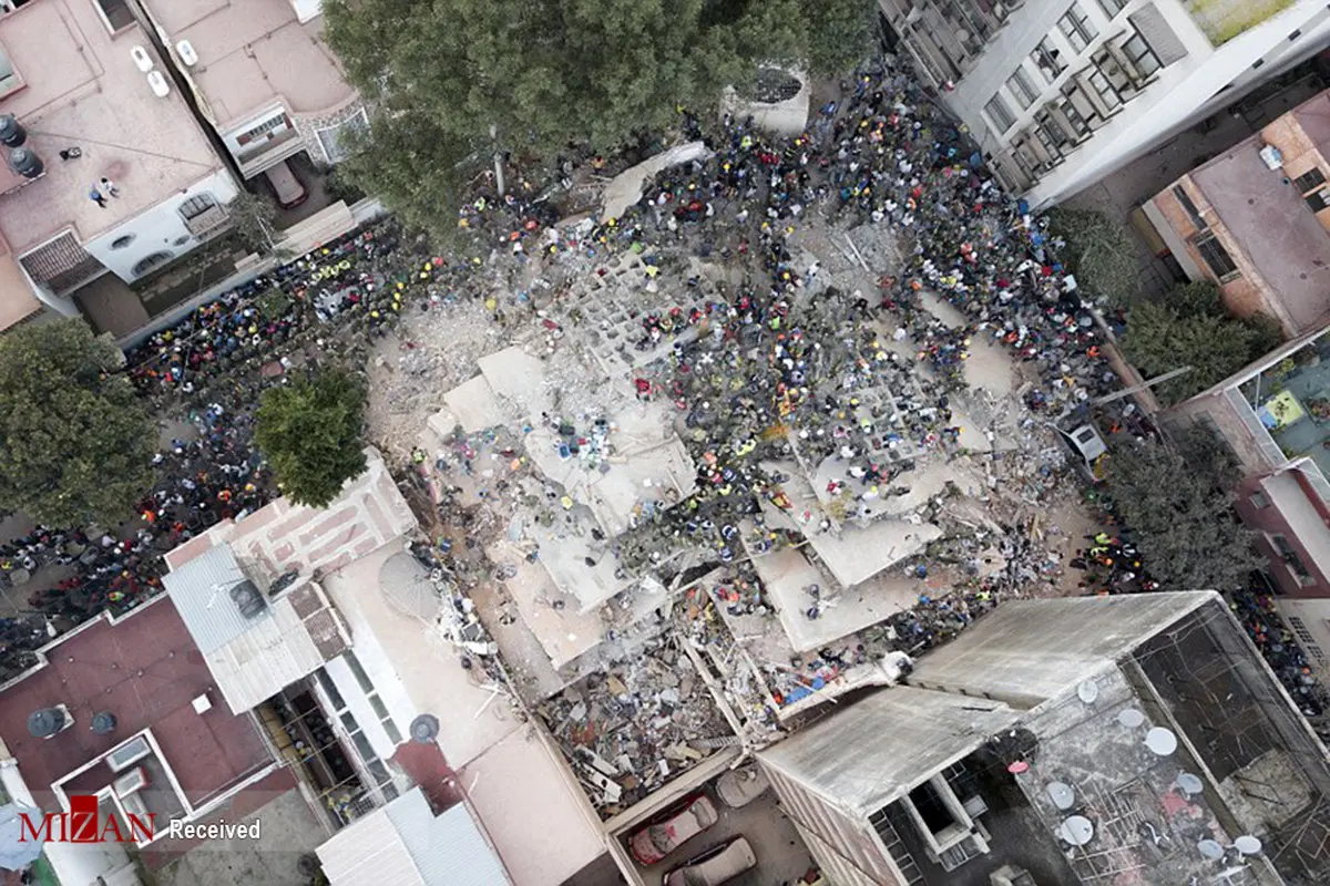 روایت تصویری از زلزله مرگبار در مکزیک