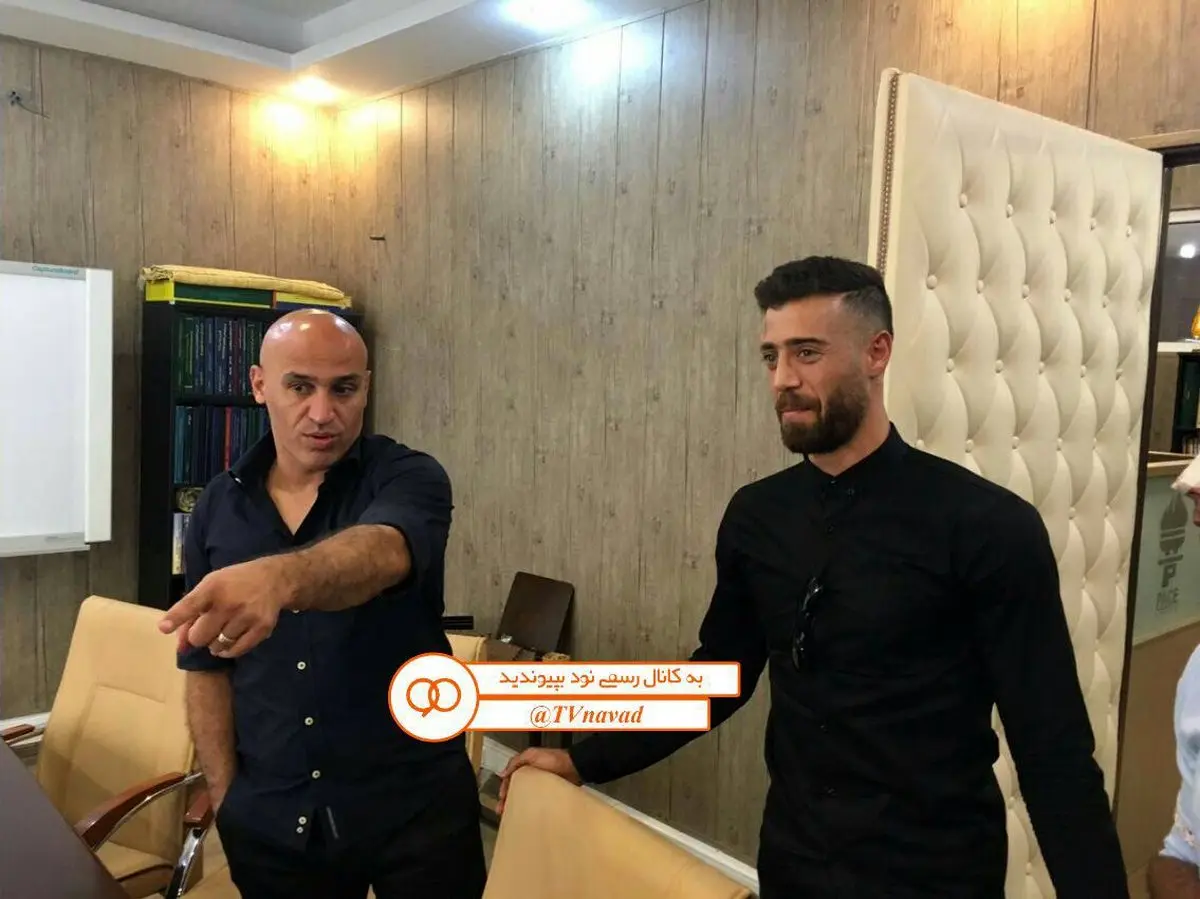 ستاره جدید استقلال در کنار منصوریان/ عکس