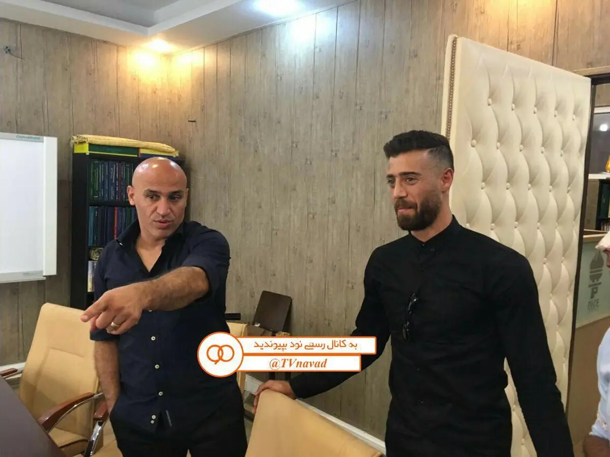 ستاره جدید استقلال در کنار منصوریان/ عکس