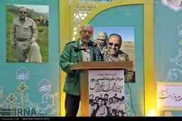 وداع با پیکر شهدای تازه تفحص شده دفاع مقدس/تصاویر