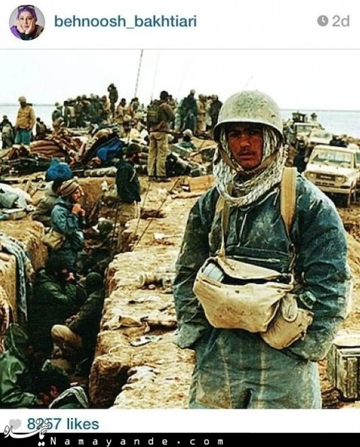 بزرگداشت شهدا توسط بهنوش بختیاری/عکس