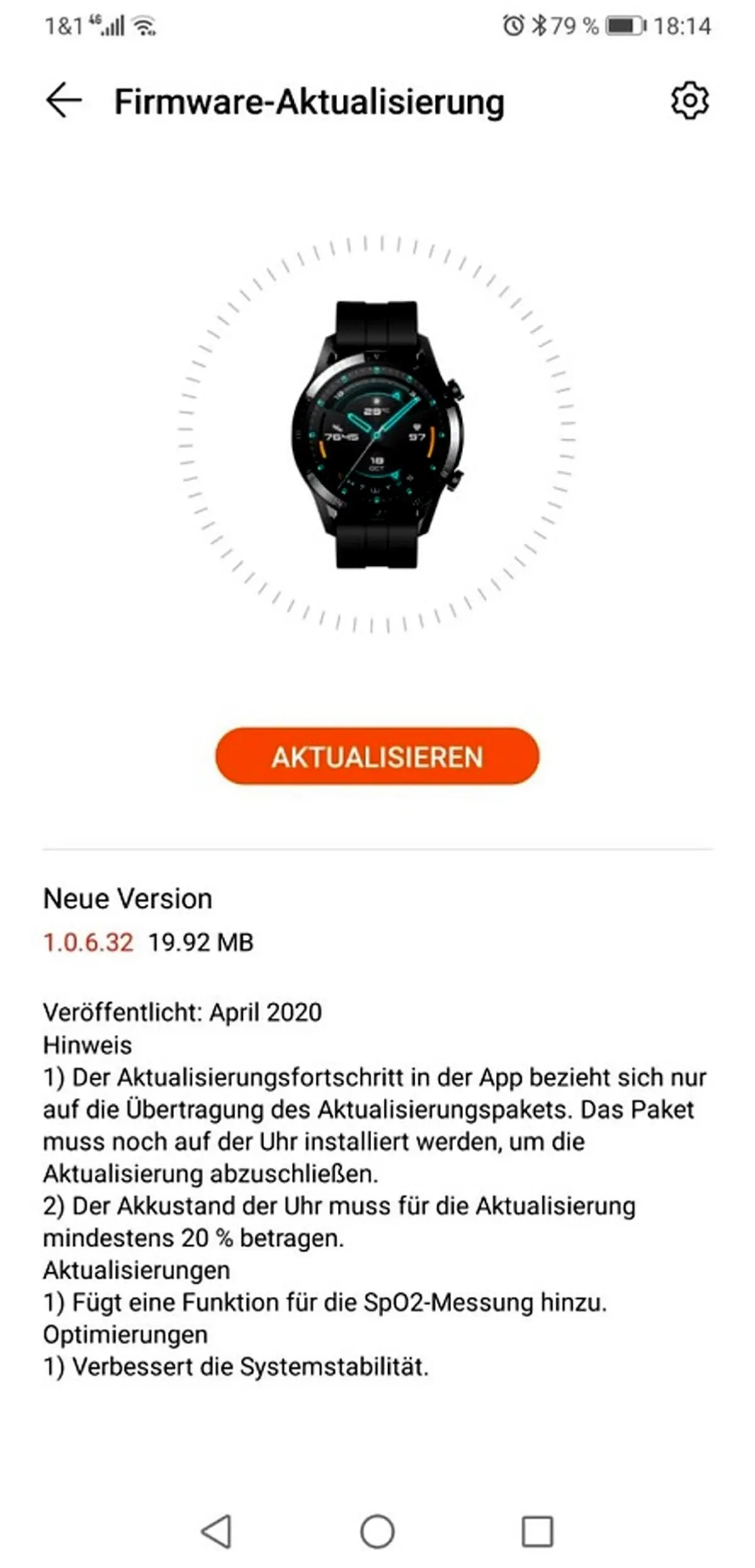 قابلیت SpO2 روی Huawei Watch GT2؛ ساعت هوشمند هوآوی میزان اکسیژن خون را اندازه‌ می‌گیرد