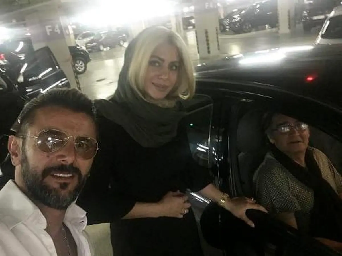 چهره جدید همسر رضا رویگری در اکران فیلم رگ خواب! عکس