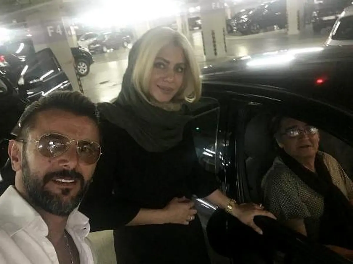 چهره جدید همسر رضا رویگری در اکران فیلم رگ خواب! عکس