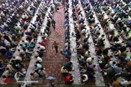 تصاویر: ضیافت افطاری در حرم حضرت معصومه (س)