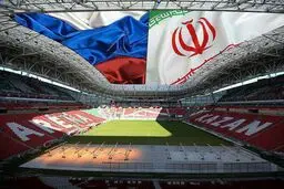 نمایی از ورزشگاه کازان، میزبان دیدار فردای ایران و روسیه/عکس