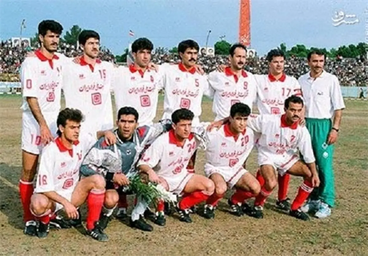 وقتی درخشان سرمربی دایی بود /عکس