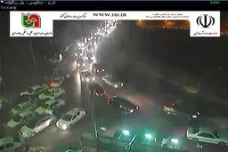 عکس جدید از ترافیک سنگین در محور کندوان