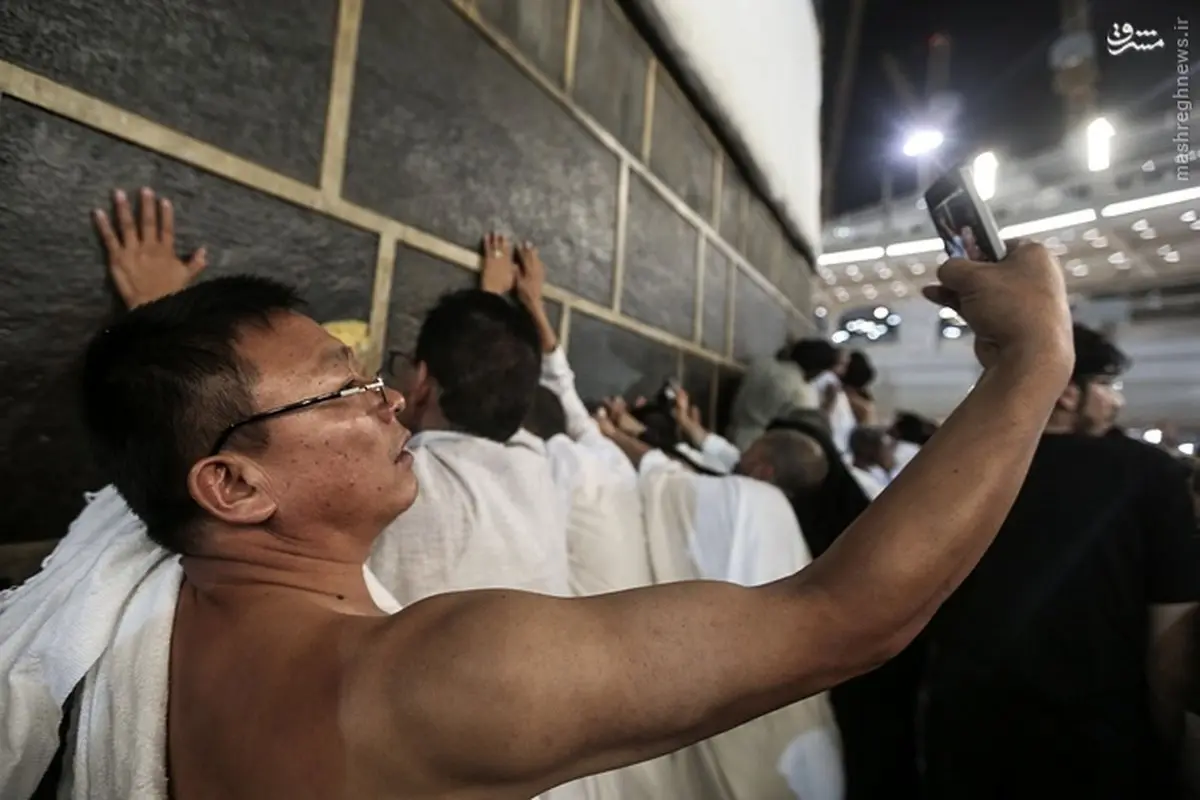 سلفی با خانه خدا/عکس