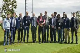 حضور زیدان در کمپ تمرینی یوونتوس/عکس