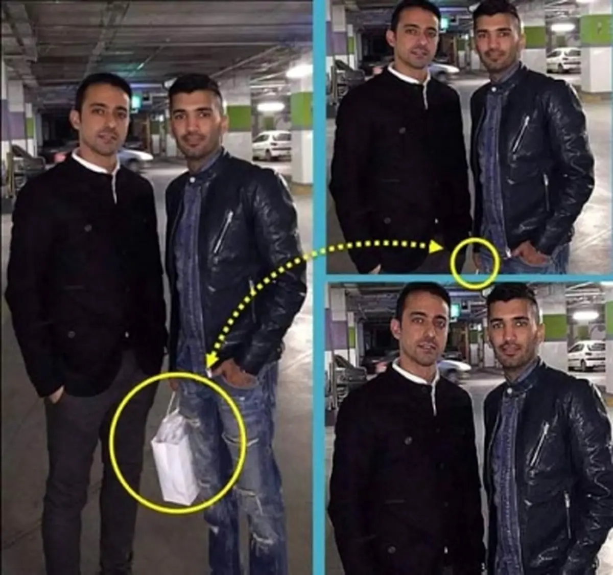 عکسی که نشان می دهد محسن مسلمان سیگاری نیست