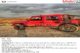 آفرود سواری ساره بیات!/ عکس