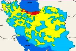 تازه‌ترین ‌رنگ‌بندی کرونا در استان‌های ایران + عکس
