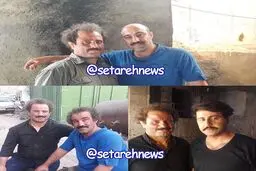 عکسی از نقى معمولى در كنار بدلش