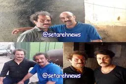 عکسی از نقى معمولى در كنار بدلش