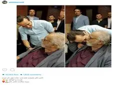 حمايت اينستاگرامى على كريمى  از ناصر ملك مطيعى/عکس