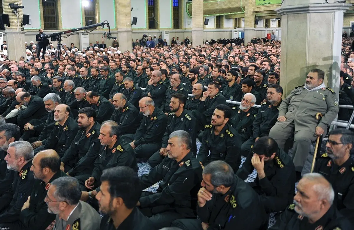 سردار فیروزآبادی در دیدار امروز رهبری/عکس