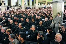 سردار فیروزآبادی در دیدار امروز رهبری/عکس