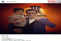 عکس یادگاری مجری مشهور به همراه امیرعباس کچلیک