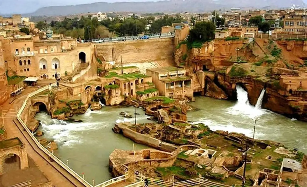 تصاویری زیبا از سازه‌های آبی شوشتر