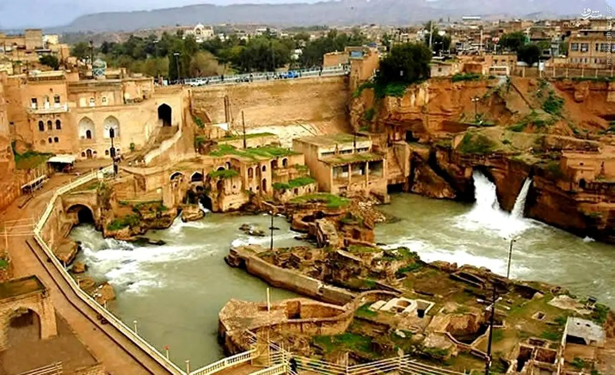 تصاویری زیبا از سازه‌های آبی شوشتر