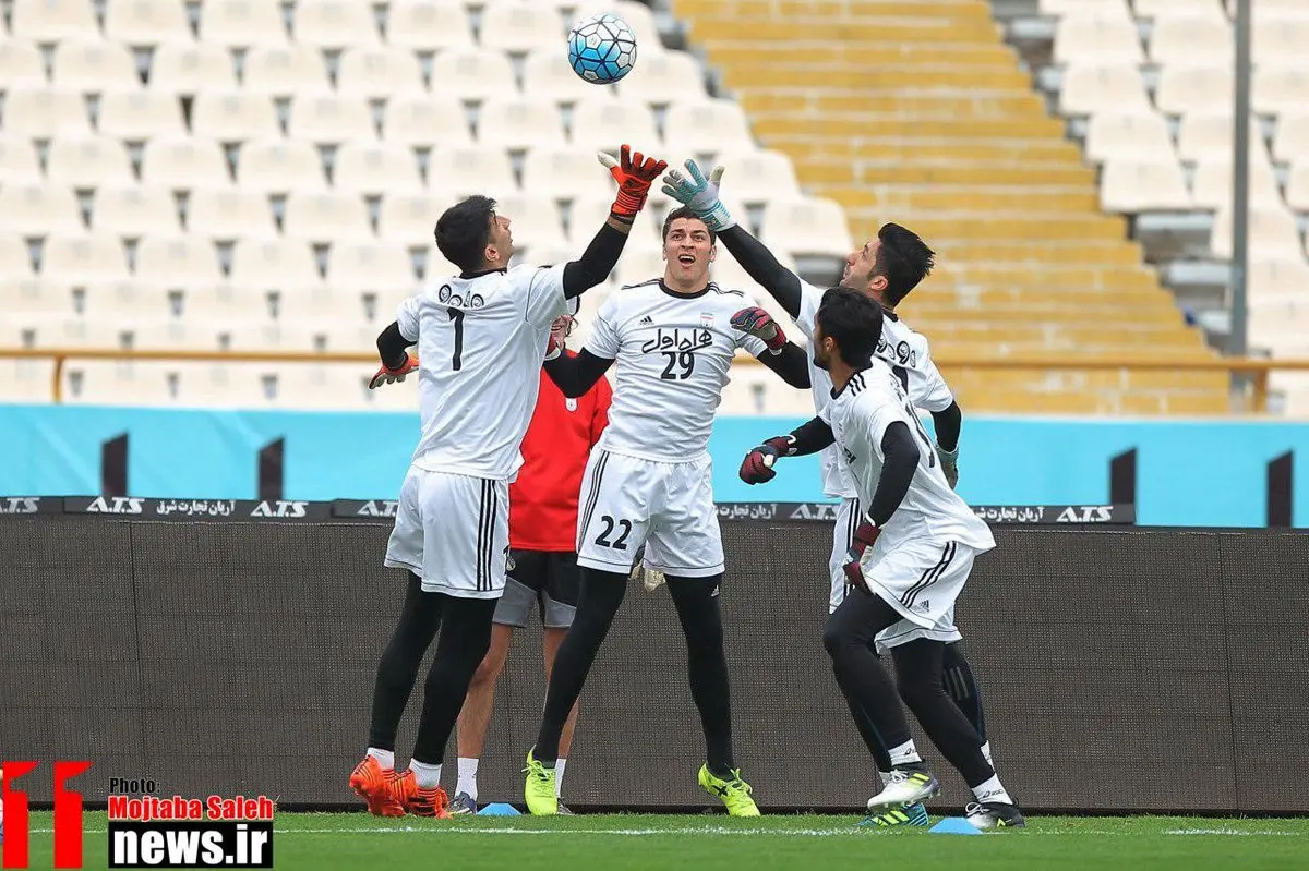 تصاویری از حواشی تمرین امروز تیم‌ملی