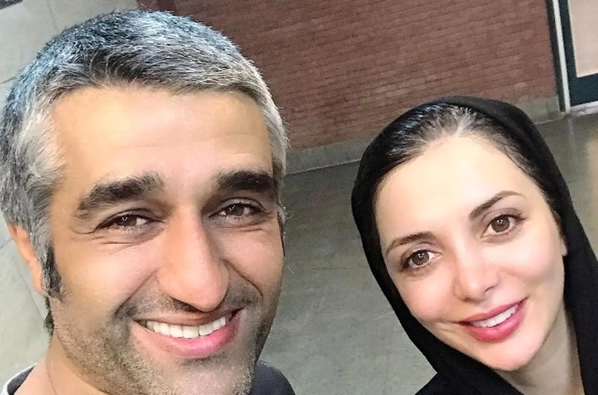 سلفی رویا میرعلمی با پژمان/عکس