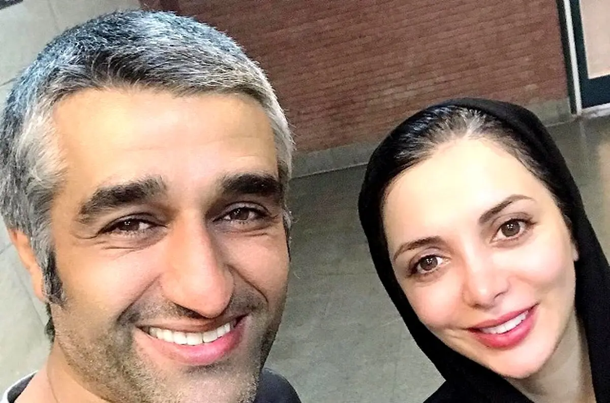 سلفی رویا میرعلمی با پژمان/عکس