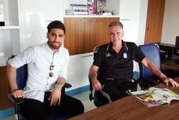 دیدار جهانبخش با کی‌روش در پک + عکس