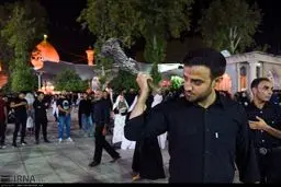 تصاویری از عزاداری در حرم شاهچراغ (ع)