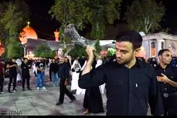 تصاویری از عزاداری در حرم شاهچراغ (ع)
