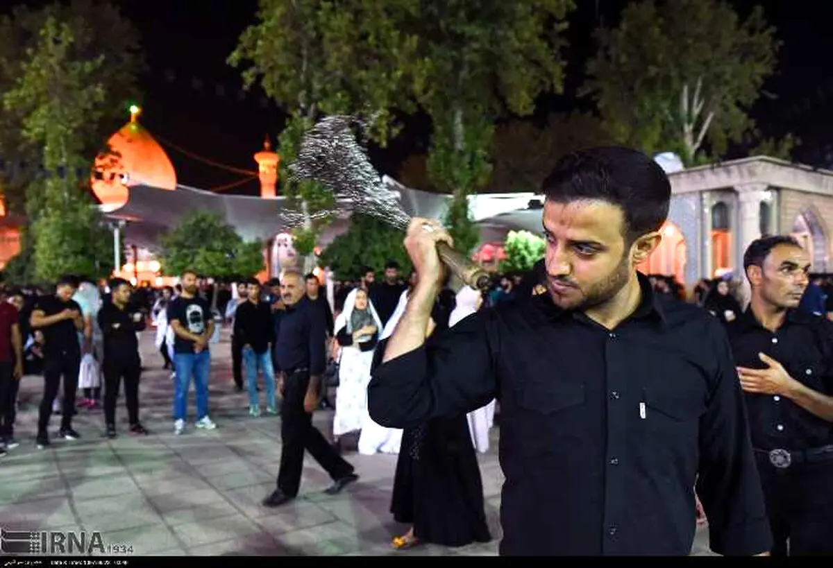 تصاویری از عزاداری در حرم شاهچراغ (ع)