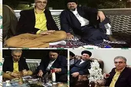 عکسی جالب از مجری کشورمان در کنار سیدحسن