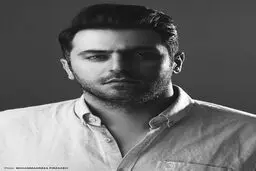 پرتره سیاه و سفید از علی ضیا