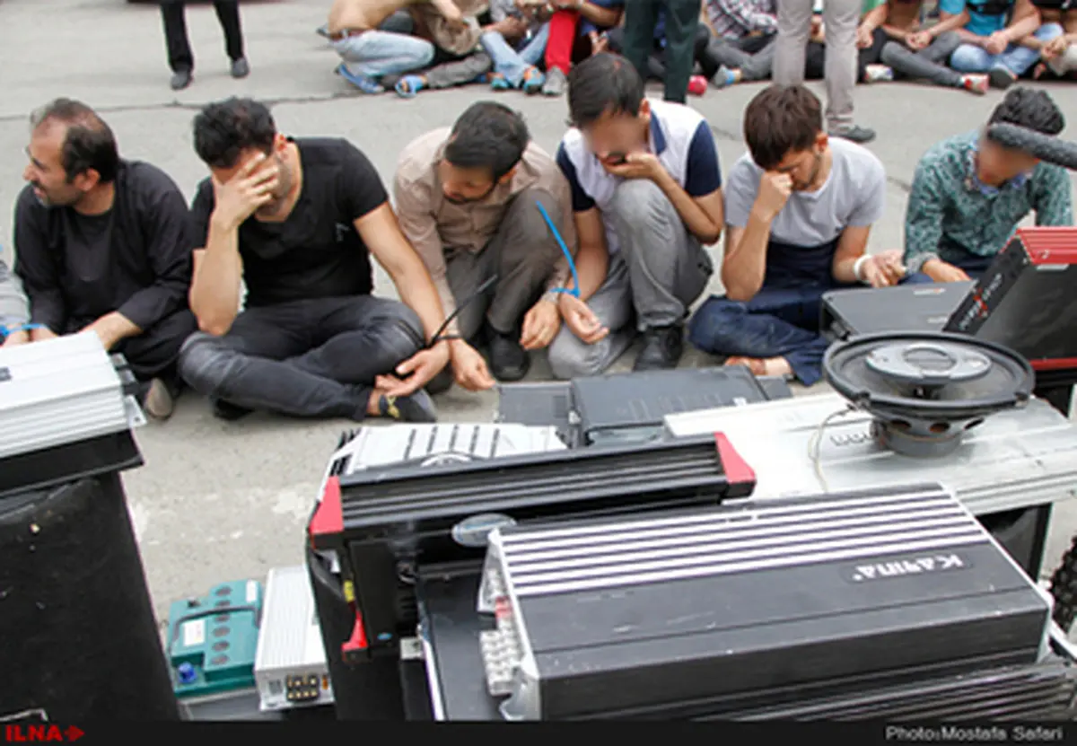 دستگیری ۱۳۱ سارق حرفه‌ای در تهران/ تصاویر