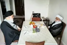 پذیرایی نوروزی امام جمعه مشهد از آیت الله جنتی/ عکس