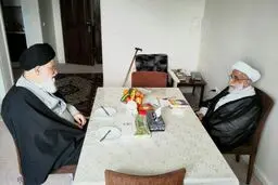 پذیرایی نوروزی امام جمعه مشهد از آیت الله جنتی/ عکس