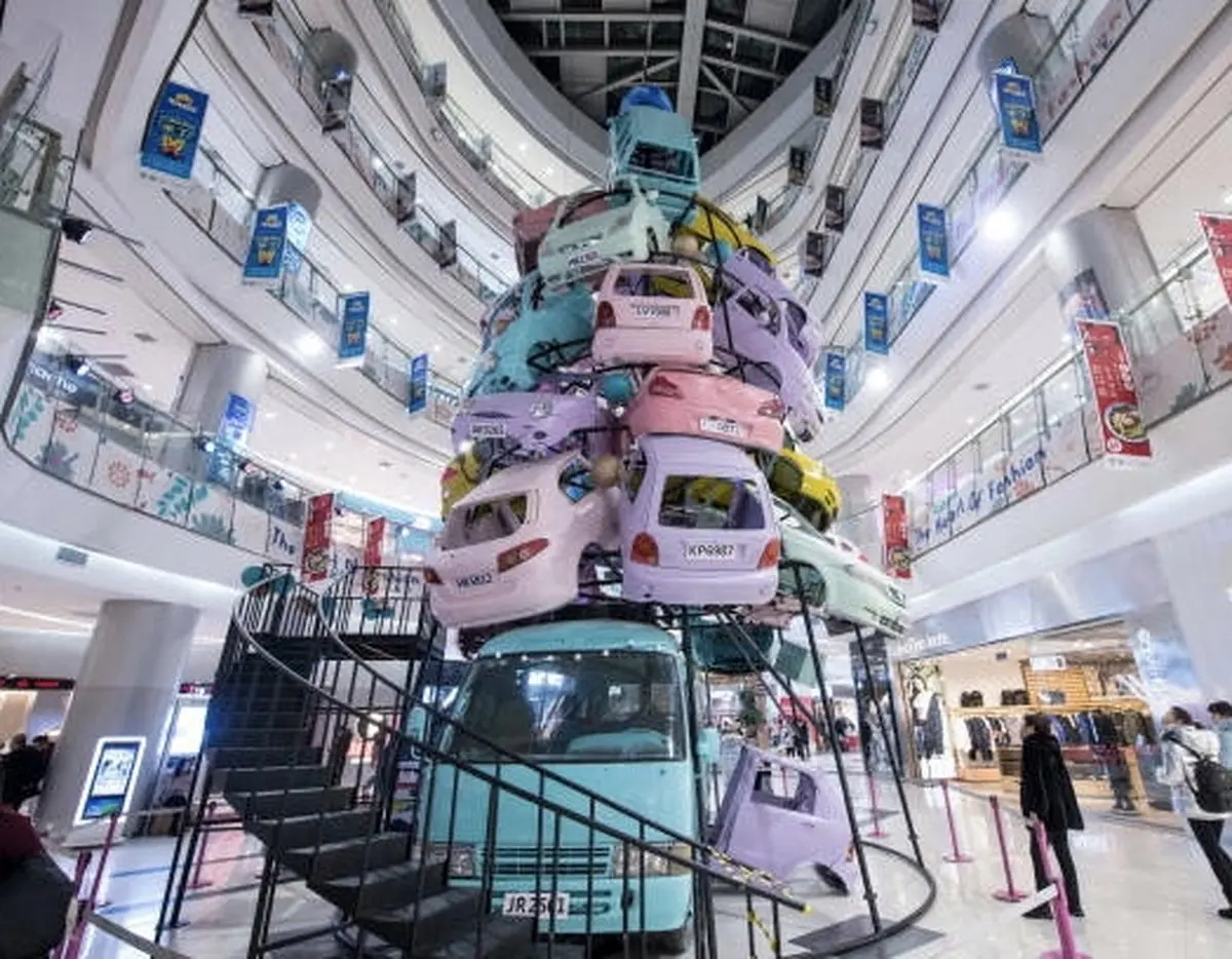 عجیب‌ترین درخت کریسمس /عکس